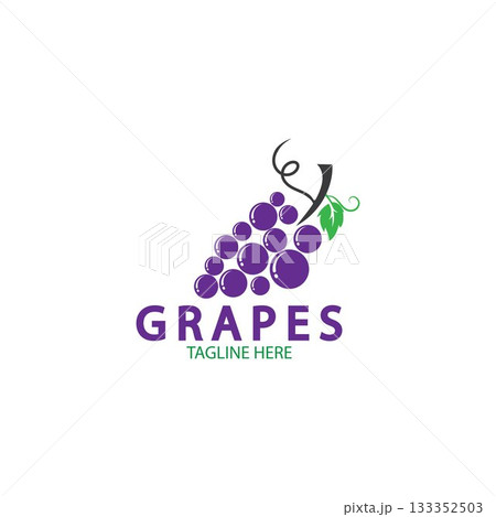 Grapes vector icon illustration design Grapes vector icon illustration design 133352503