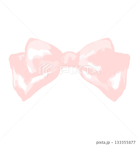 上品リボンコレクション|繊細タッチのピンクリボン素材(ベクター) 上品リボンコレクション|繊細タッチのピンクリボン素材(ベクター) 133355877