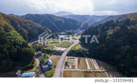 金沢市夕日寺町・東長江町周辺からのドローン空撮・山側 133356491