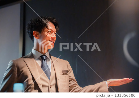 ラグジュアリーホテルで働く男性スタッフ 133356500
