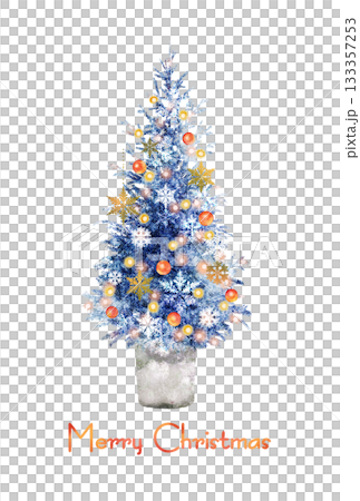 ポップなクリスマスツリーの絵はがき ポップなクリスマスツリーの絵はがき 133357253