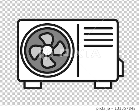 室外機のアイコンイラスト 室外機のアイコンイラスト 133357848