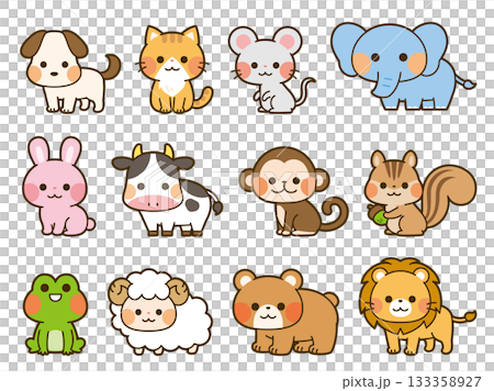 可愛動物插畫集 1 133358927