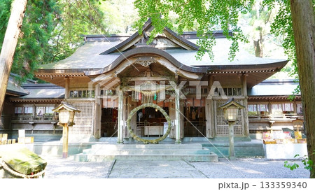 宮崎件の誇るパワースポット 高千穂神社 宮崎件の誇るパワースポット 高千穂神社 133359340