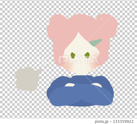 怒っている女の子 怒っている女の子 133359922
