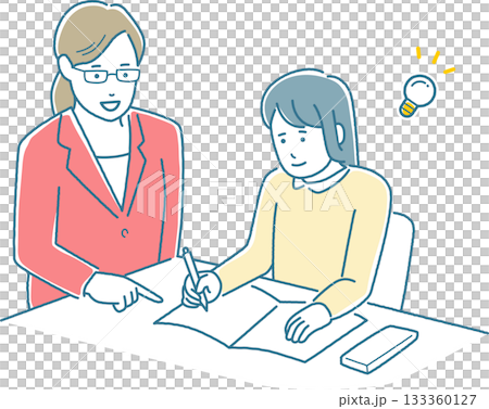 講師教一個女孩學習 133360127