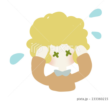 パニック状態の女の子 133360215