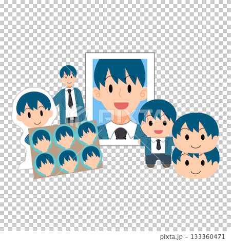 一張擺滿你最喜歡的偶像週邊商品的「推祭壇」插圖 133360471