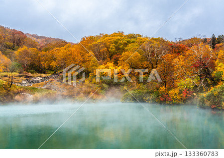 地獄沼の紅葉【青森県青森市】 地獄沼の紅葉【青森県青森市】 133360783