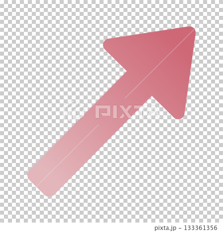 向上斜指的箭頭示意圖 133361356