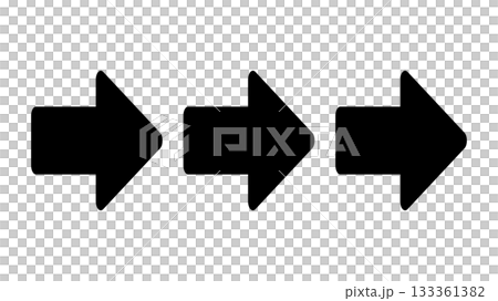 Illustration of three right-pointing arrows Illustration of three right-pointing arrows 133361382