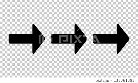 Illustration of three right-pointing arrows Illustration of three right-pointing arrows 133361383