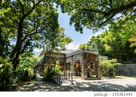 Building view of Grass Mountain Chateau in Beitou of Taipei, Taiwan. It was once the first official residence of Chiang Kai-shek, the former president of the R.O.C. Building view of Grass Mountain Chateau in Beitou of Taipei, Taiwan. It was once the first official residence of Chiang Kai-shek, the former president of the R.O.C. 133361445