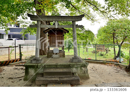 越谷散歩・蒲生の一里塚　愛宕神社　越谷市蒲生愛宕町 133361606