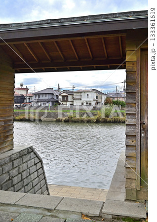 越谷散歩・藤助河岸跡　越谷市蒲生愛宕町 133361619
