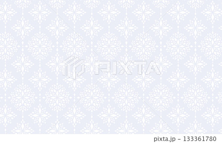 白い雪の結晶パターン背景 133361780