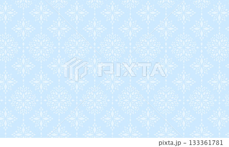 白い雪の結晶パターン背景 白い雪の結晶パターン背景 133361781
