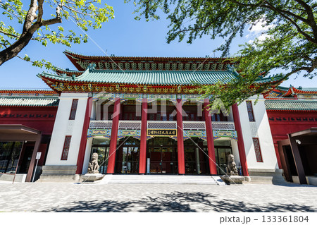 View of the National Museum of History in Taipei, Taiwan. It's the Chinese palace-style building near the Taipei Botanical Garden. View of the National Museum of History in Taipei, Taiwan. It's the Chinese palace-style building near the Taipei Botanical Garden. 133361804