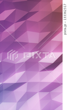Abstract geometric background made of polygonal purple surfaces with gradient lighting and depth 133362317