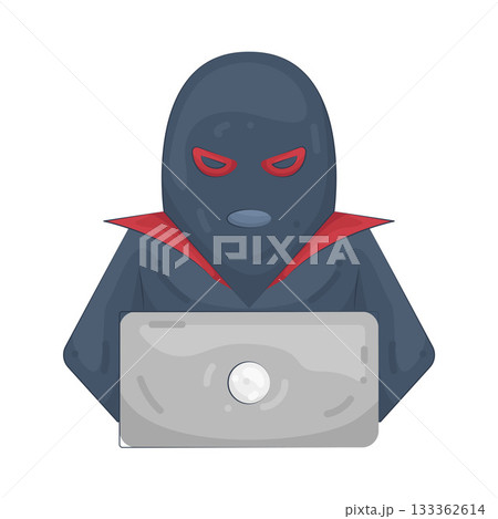 Illustration of thief Illustration of thief 133362614
