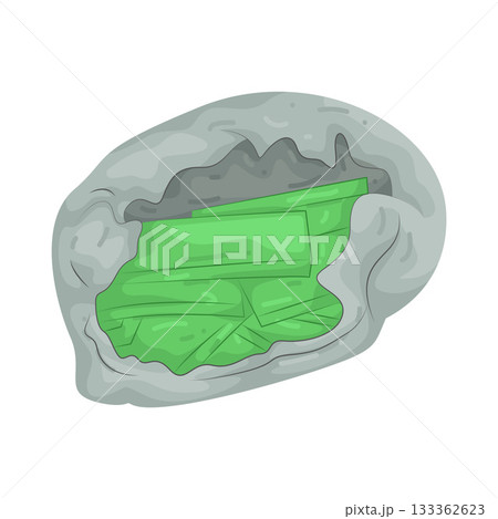 Illustration of money bag Illustration of money bag 133362623