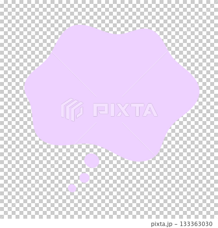 蓬鬆的粉彩色對話框——用於表現內心想法、靈感、冥想、夢境等的圖像插圖。 蓬鬆的粉彩色對話框——用於表現內心想法、靈感、冥想、夢境等的圖像插圖。 133363030