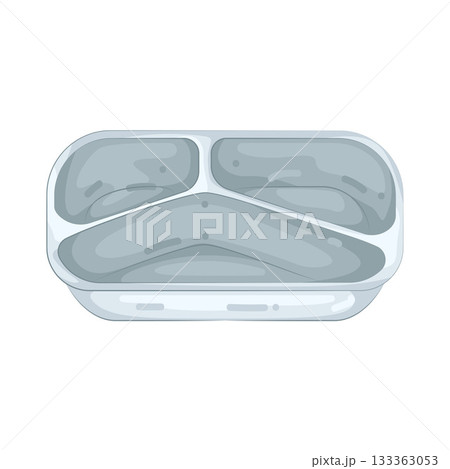 Illustration of food tray Illustration of food tray 133363053