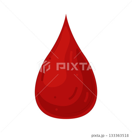 Illustration of blood drop Illustration of blood drop 133363518