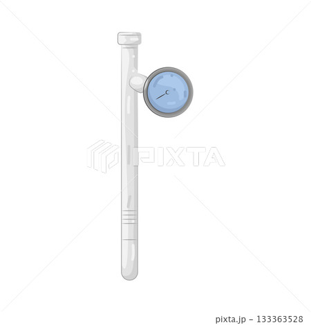 Illustration of soil tensiometer  133363528