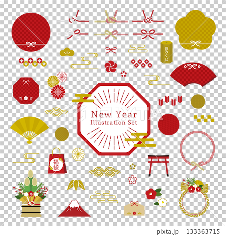 新年插圖集 133363715