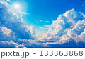空に広がる壮大な入道雲の風景 133363868