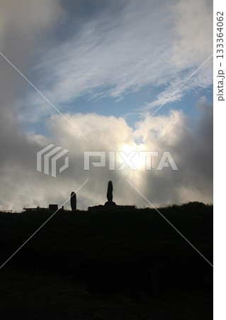 大観峰展望台からの眺望『熊本県阿蘇市”大観峰”阿蘇の自然と雲』 山と街並み 大観峰展望台からの眺望『熊本県阿蘇市”大観峰”阿蘇の自然と雲』 山と街並み 133364062