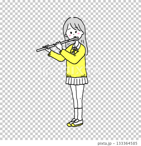 吹笛子的學生 133364585