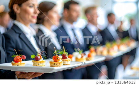 Business people group at a conference table meeting inside an airport office interior Business people group at a conference table meeting inside an airport office interior 133364615