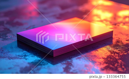 Burning education paper book cover on office black tablet device for business information 133364755