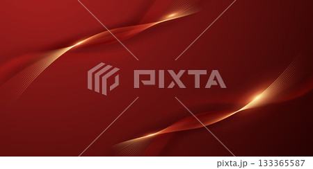 Abstract background design modern red and gold geometric elements vector illustration Abstract background design modern red and gold geometric elements vector illustration 133365587