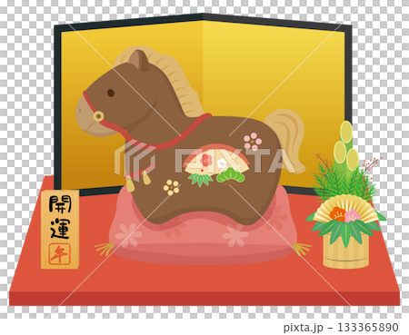 Horse zodiac figurine - Year of the Horse 133365890