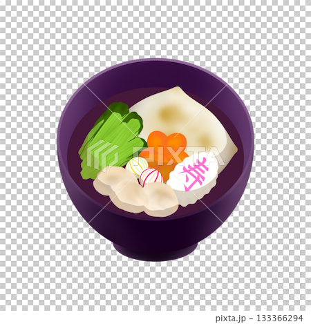 お正月_雑煮のイラスト 133366294