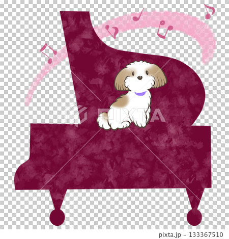 鋼琴和狗 133367510