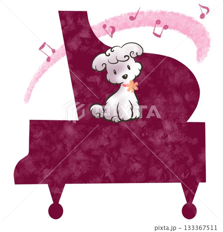 ピアノと犬 ピアノと犬 133367511