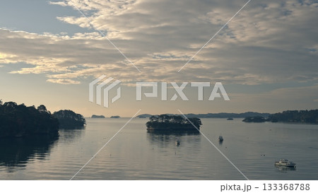 松島の朝焼け 松島の朝焼け 133368788