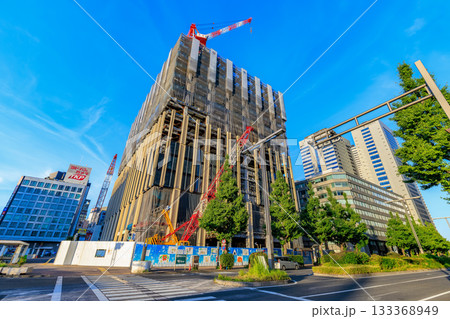 東京　新宿区　西新宿の都市風景 133368949