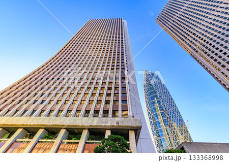 東京　新宿区　西新宿の都市風景 133368998