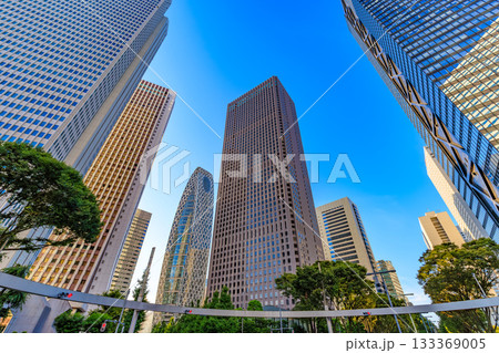 東京 新宿区 西新宿の都市風景 東京 新宿区 西新宿の都市風景 133369005