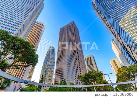 東京 新宿区 西新宿の都市風景 東京 新宿区 西新宿の都市風景 133369006