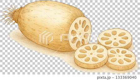 一幅線條柔和的插圖 133369040