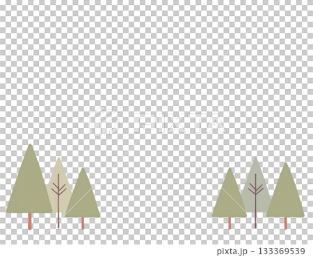 A simple Scandinavian-style background with trees growing A simple Scandinavian-style background with trees growing 133369539