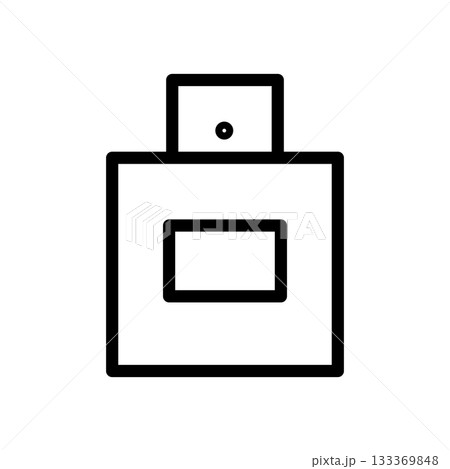 Vector icon of a men s fragrance bottle 133369848