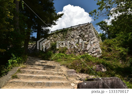 備中松山城の石垣 133370017