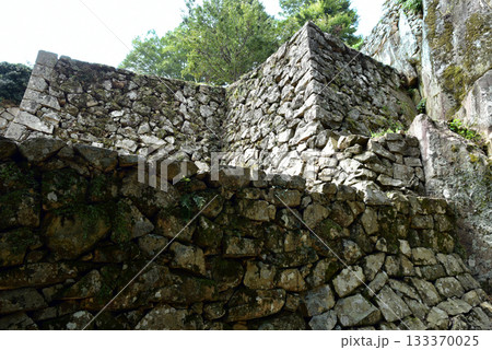 備中松山城の石垣 133370025